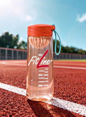 定制PM德国营养素果汁杯/FitLine水杯摇摇杯食品级PC塑料杯带刻度