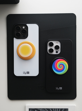 黑白简约壳适用于苹果17promax磁吸手机壳黑边16Pro软边硬背15手感舒适14Pro全包防摔magsafe高级感