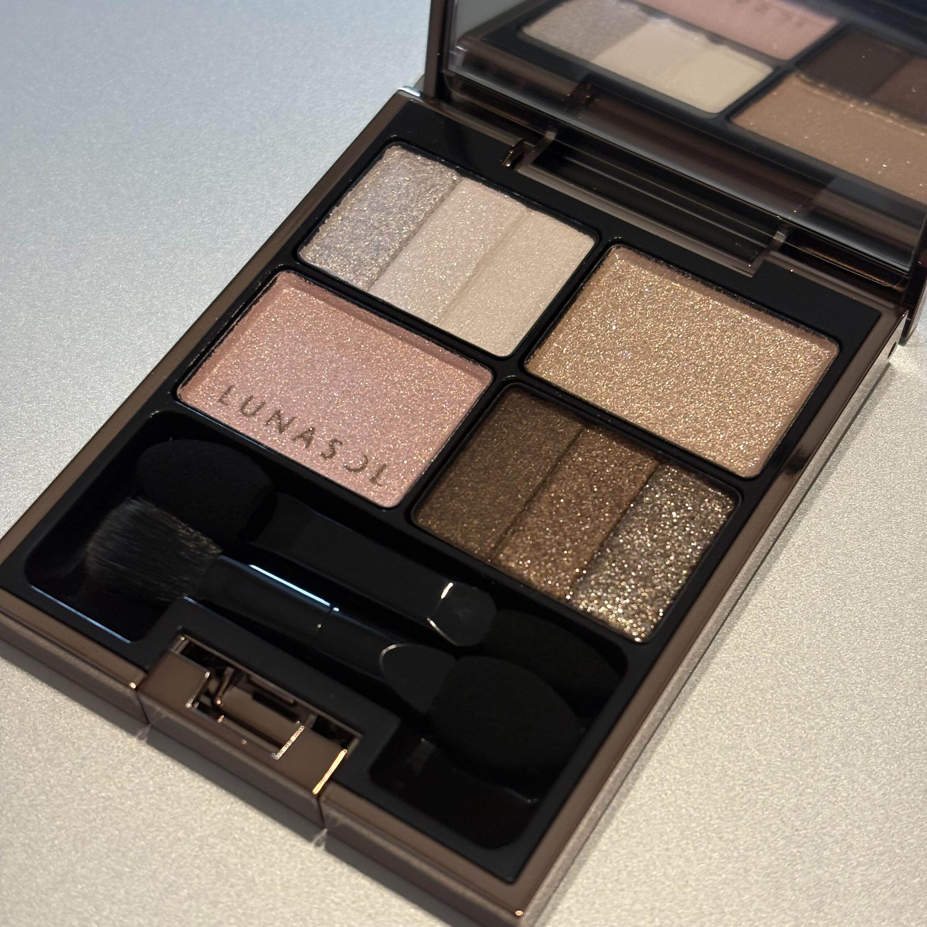 lunasol/日月晶采四色眼影光影净化02beige n12 15猫眼石