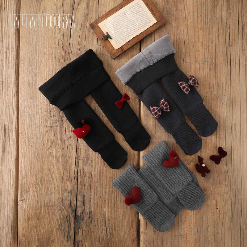 女童冬季加绒加厚保暖打底连裤袜