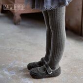 连体袜 袜坑条女童打底裤 秋冬季 儿童宝宝加绒加厚A类无骨保暖连裤