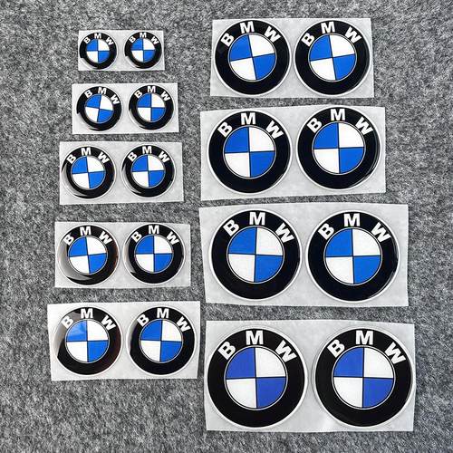 适用BMW宝马圆标汽摩托车软胶贴