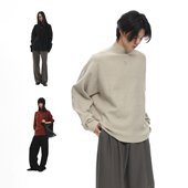 arch 咆哮野兽 roaringwild 灰色小高领男生休闲秋冬毛衣针织衫