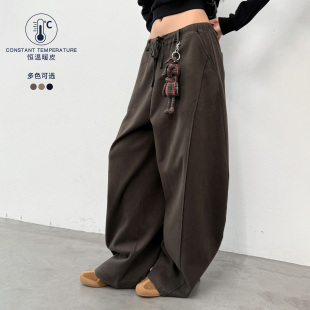 咆哮野兽 arch 宽松抽绳镰刀裤 美式 男 roaringwild 立体阔腿卫裤