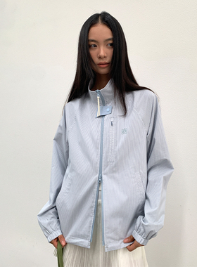 roaringwild a arch 咆哮野兽 条纹双拉链美式骑行男士夹克外套