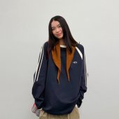 arch 咆哮野兽藏蓝色t恤复合领上衣潮牌美式 roaringwild 长袖 男