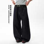 宽松长裤 arch咆哮野兽弯刀廓形牛仔裤 潮牌美式 男款 roaringwild