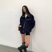 arch 咆哮野兽 roaringwild 宽松可拆卸皮领灯芯绒男士 夹克外套