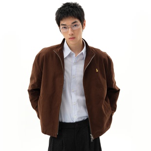 上衣美式 arch 棕色弯刀袖 复古夹克外套男 咆哮野兽 roaringwild