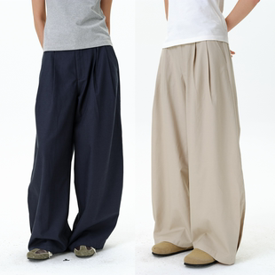 纯色宽松直筒长裤 arch 莱赛尔天丝休闲裤 咆哮野兽 roaringwild