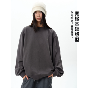 字母印花内搭上衣宽松圆领卫衣男款 roaringwild 咆哮野兽 arch