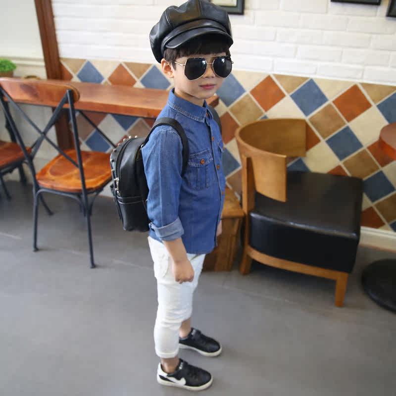 Chemise garcon à manche longue - Ref 2076625 Image 1