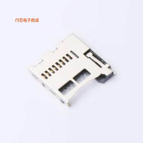 ZX-TF-481.85J -[(全新SMD自弹式 MicroSD卡(TF卡) 卡座 内焊