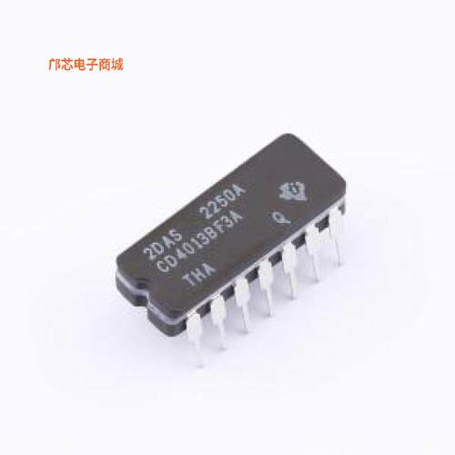 CD4013BF3A -[(全新CDIP-14CD4013B-MIL CMOS 双通道 D 类触发器
