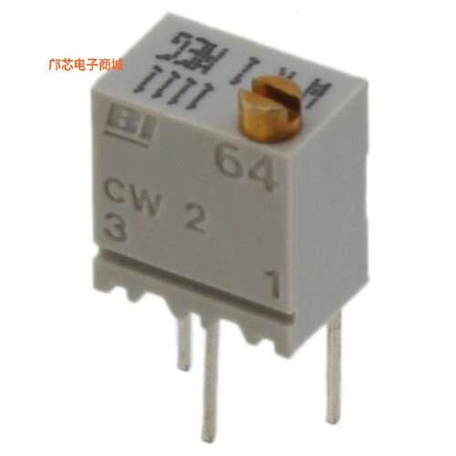 64WR10KLF -||全新原装TRIMMER 10K OHM 0.25W PC PIN TOP
