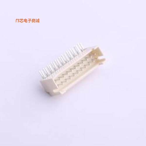 HX20028-22WAD -||全新弯插,P=2mm带扣 定位卧式插件