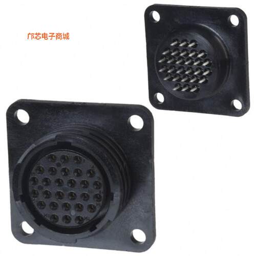 1-207216-6 -[(CONN RCPT FMALE 28POS GOLD SLDR