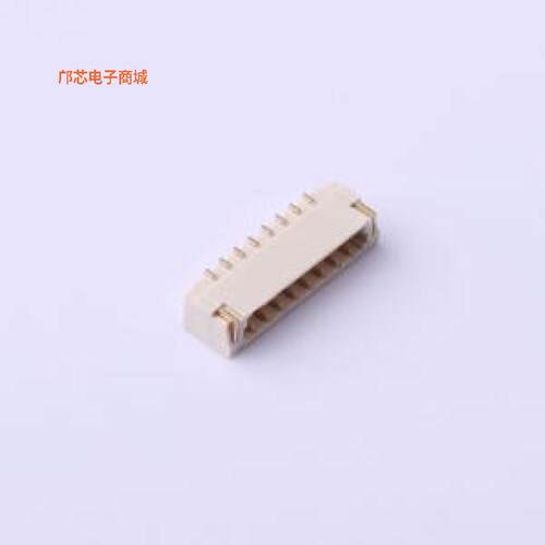 HDGC0802WR-S-8P正品SMD,P=0.8mm,卧贴原装])