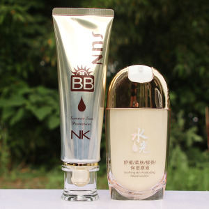 凝蔻水光肌美肌水嫩防护套装保湿提亮隔离素颜BB乳修护精华正品