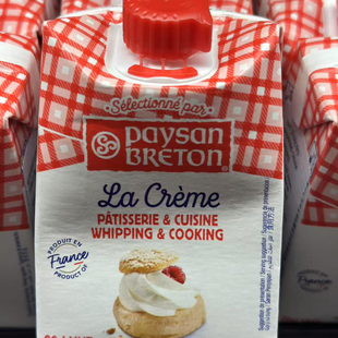 代购法国进口 PAYSAN BRETON液态忌廉/UHT液体忌廉 200毫升