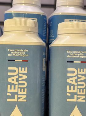 代购正品 法国进口 L'EAU NEUVE利乐天然矿泉水/饮用水 330ML*6瓶