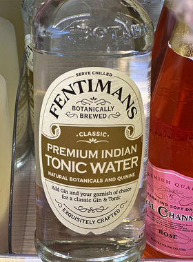 代购英国进口 FENTIMANS印度式汤力水 Indian tonic water 500ML