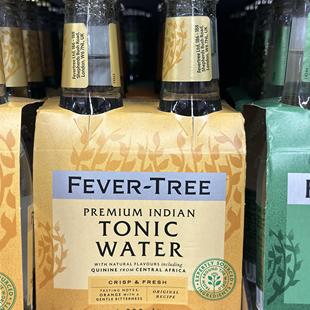 代购正品 英国进口 FEVER TREE/热树印度汤力水/tonic water 四瓶