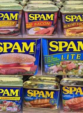 代购 美国进口 HOMEL SPAM午餐肉 多口味可选 340克