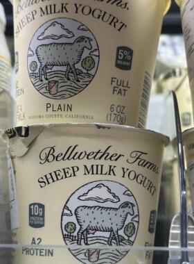 代购正品 美国进口 Bellwether Farms羊奶乳酪 原味  5%羊奶脂肪