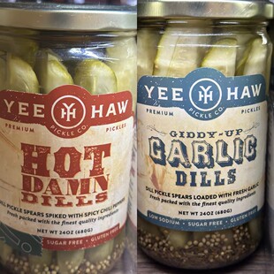 蒜头酸黄瓜 代购 680克 PICKLE莳萝红椒 HAW 美国进口 YEE