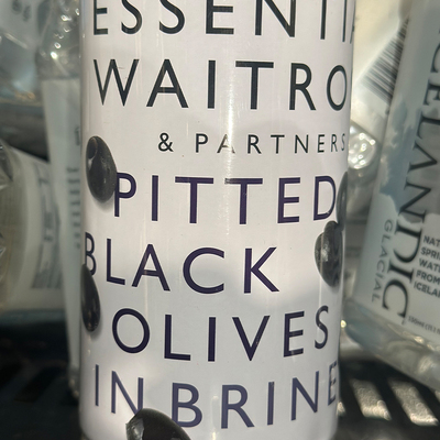 代购英国进口 WAITROSE&PARTNERS/维狄去核黑橄榄 350克