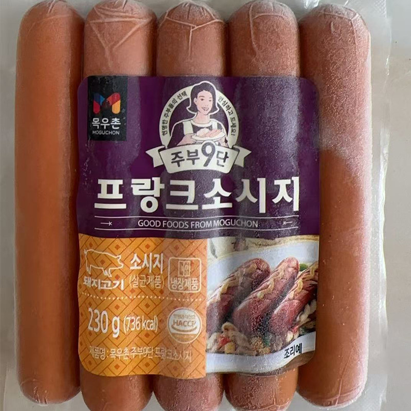 代购韩国进口 MOGUCHON珍宝法兰克福肠/香肠/火腿肠/火腿肉肠