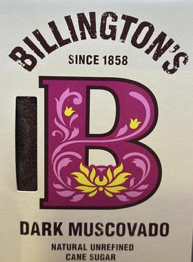 毛里求斯产 BILLINGTON'S黑蔗糖 dark muscovado cane sugar 500G