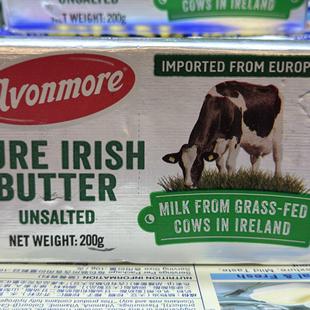 代购正品 爱尔兰产 AVONMORE爱尔兰无盐牛油 unsalted butter200G