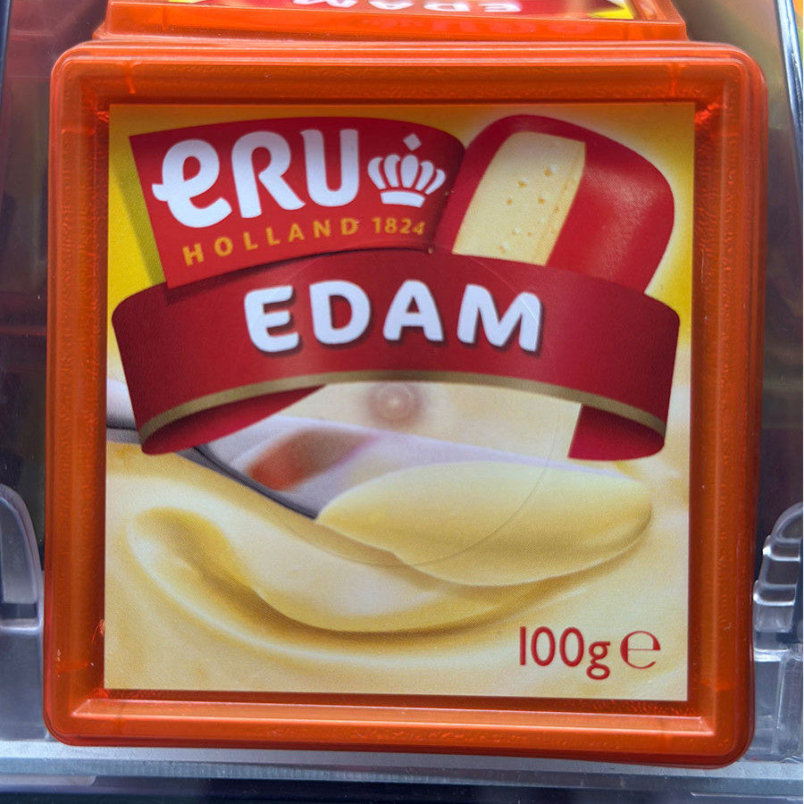 代购荷兰进口 ROYAL ERU/荷兰皇室伊莱红波芝士酱  EDAM 100克