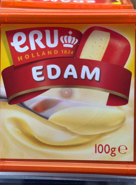 代购荷兰进口 ROYAL ERU/荷兰皇室伊莱红波芝士酱  EDAM 100克