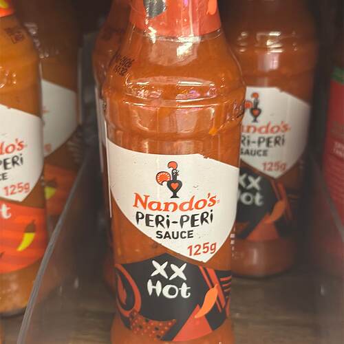 代购正品 新西兰进口 NANDO'S霹雳辣酱 特特辣 125克