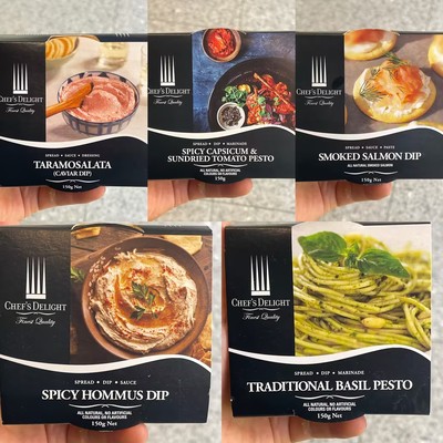 代购英国进口Chef's Delight香辣三色干番茄酱 /三文鱼/沙拉/豆泥