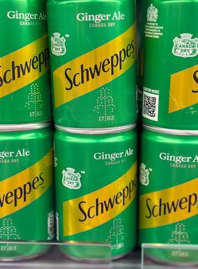代购英国进口 CANADA DRY玉泉Schweppes姜汁汽水 6罐