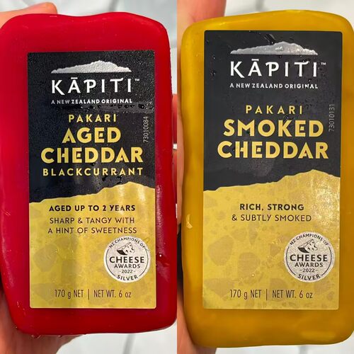 代购 新西兰进口 KAPITI/卡皮蒂帕卡里烟熏/黑加仑子熟成车打芝士