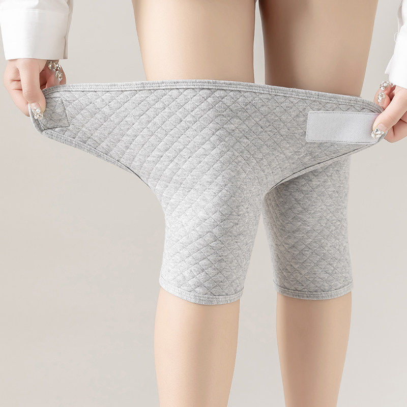 纯棉粘扣护膝盖保暖老寒腿男女士关节空调房加厚老人骑车秋冬腿套