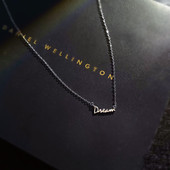 Dream梦想925银英文字母小众潮气质简约闪个性 细锁骨短项链女礼物