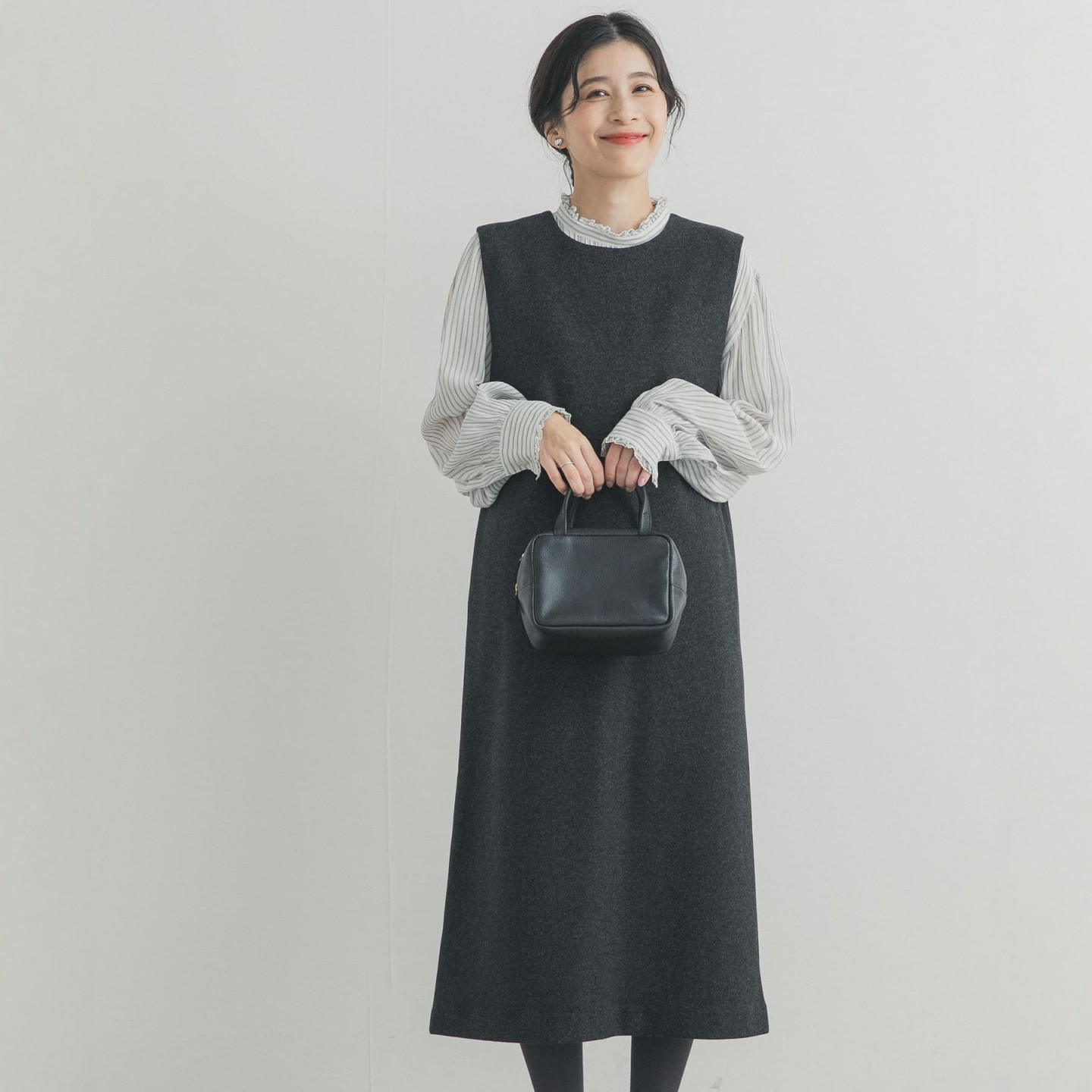 【VIP限时6折】东京胖黄瓜 DOORS 剪裁套头裙 DRA7-26E109