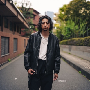 SCHOTT / LEATHER JACKET BOWERY 羊皮拉链皮衣 7825950013