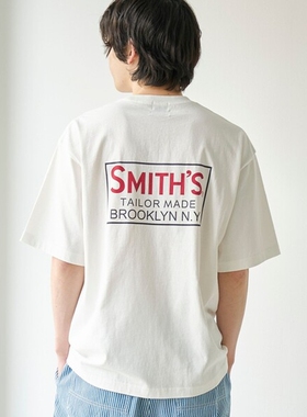 东京胖黄瓜日本代购 SMITH'S 印花短袖T恤 0010