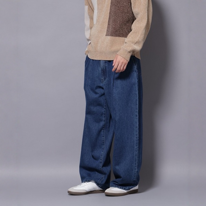 日本代购 nano universe 气球 宽松牛仔裤 7202