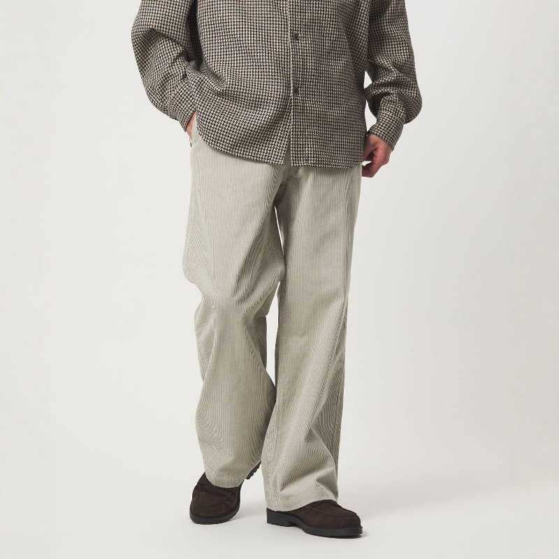 日本代购 green label relaxing 灯芯绒直筒休闲裤 0002