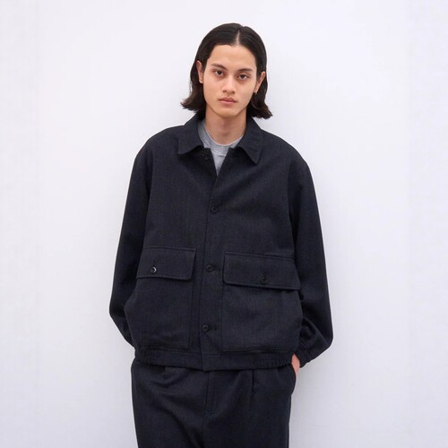 26秋冬 日产 ATON / WOOL COTTON KERSEY 羊毛工装夹克