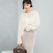 东京胖黄瓜日本代购 22K702 RAA7 ROSSO 金银线毛茸茸套头针织衫