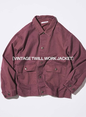26春夏 JOURNAL STANDARD 复古斜纹布工装夹克 9130